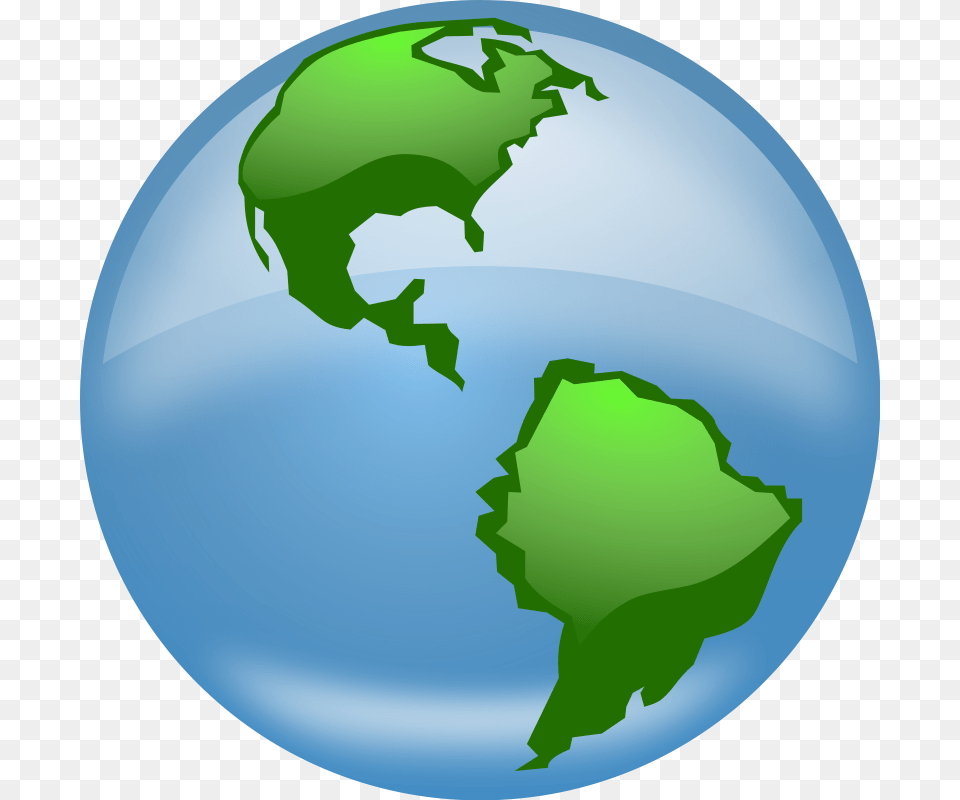 Nice Glossy Earth Clip Art, Astronomy, Globe, Outer Space, Planet Free Png Download