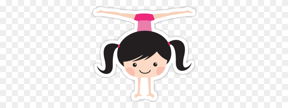 Nice Gymnastics Cartoon Gymnastics Cartoon Free Clip Art, Baby, Person, Face, Head Png