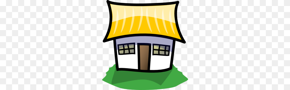 Nice Home Orange Clip Art, Architecture, Shack, Rural, Outdoors Png Image