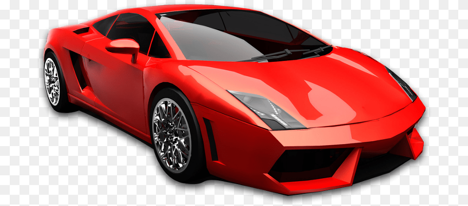 Nice Red Sports Car Sports Car Transparent Background, Vehicle, Coupe, Transportation, Sports Car Free Png Download