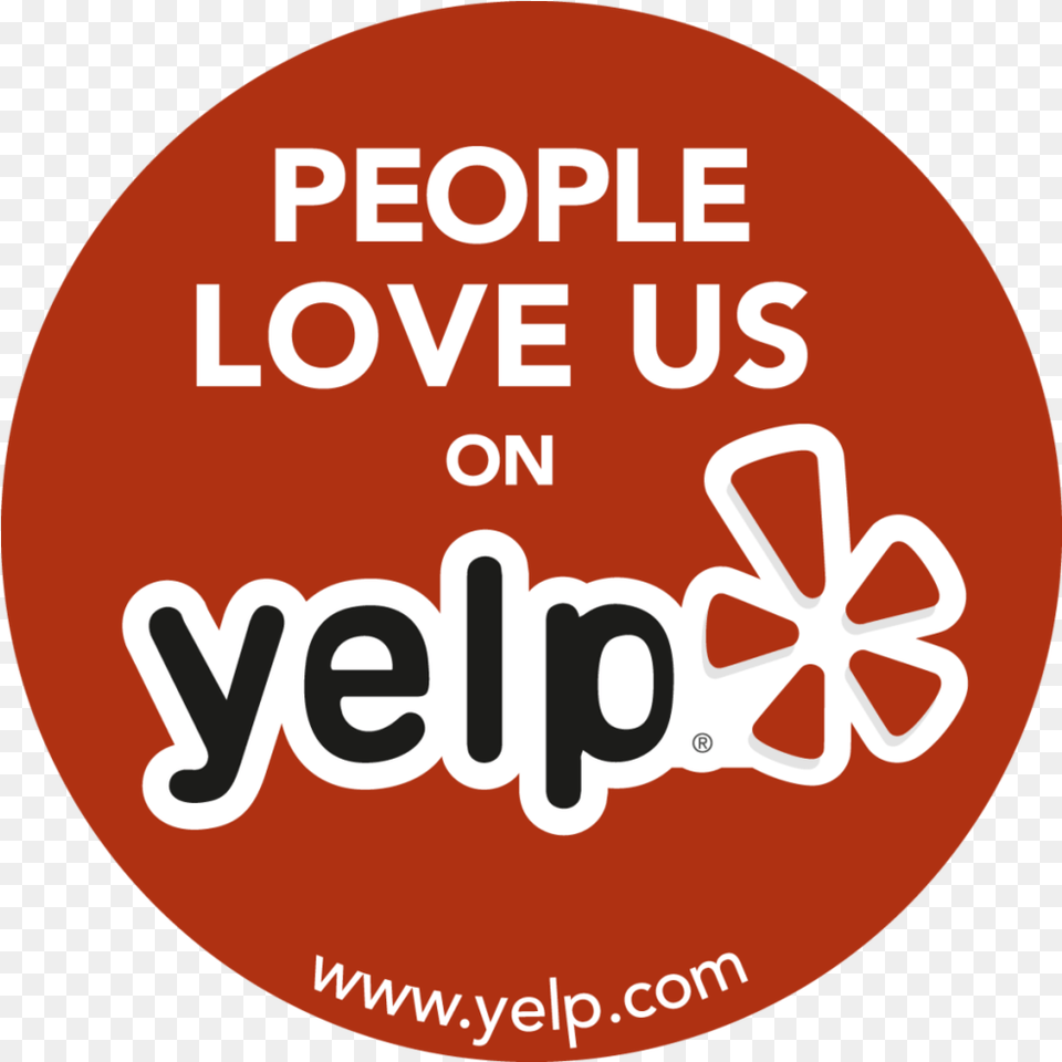 Nice Shot Films Dallas Wedding Videographer Video Yelp People Love Us, Sticker, Logo, Advertisement, Disk Free Png