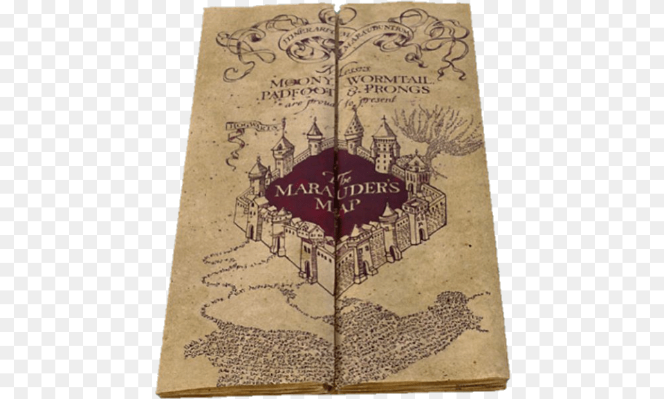 Niche Aesthetic Harry Potter Marauders Marauders Harry Potter Maduras Map, Book, Publication, Novel Free Png Download