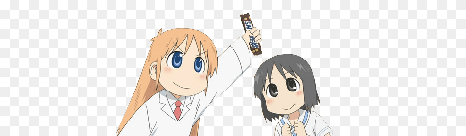 Nichijou Nichijou Have A Snickers, Book, Comics, Publication, Baby Free Png Download