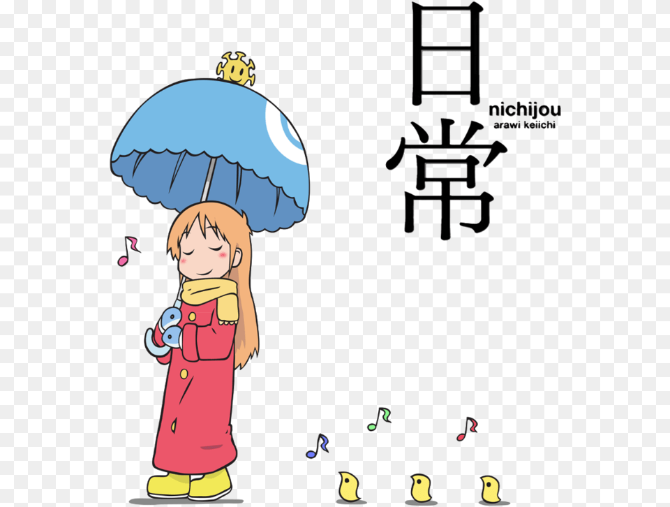 Nichijou Transparent Background Nichijou Anime, Publication, Book, Comics, Gown Png Image