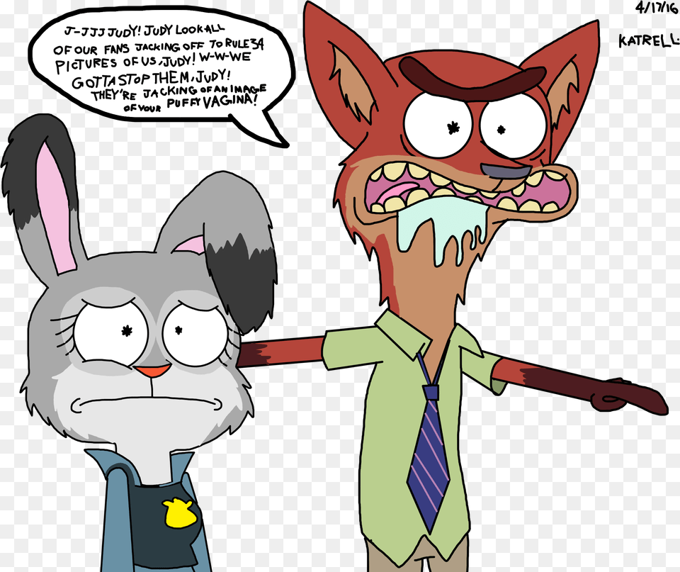 Nick And Judy Rick Morty Parody By Rick And Morty Furry, Book, Comics, Publication, Baby Png