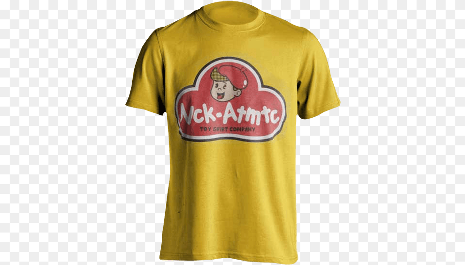 Nick Automatic Playdoh Yellow Camiseta Elevo Meus Olhos Para, Clothing, Shirt, T-shirt Free Png
