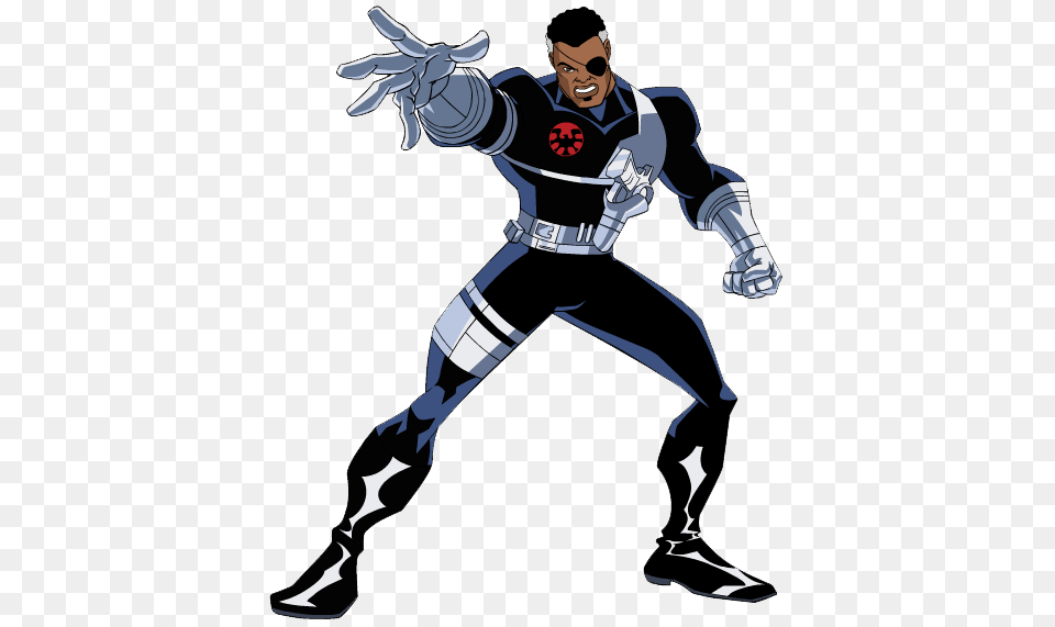 Nick Fury Black Panther Black Widow Iron Man Clip Art, Adult, Person, Male, Comics Free Png