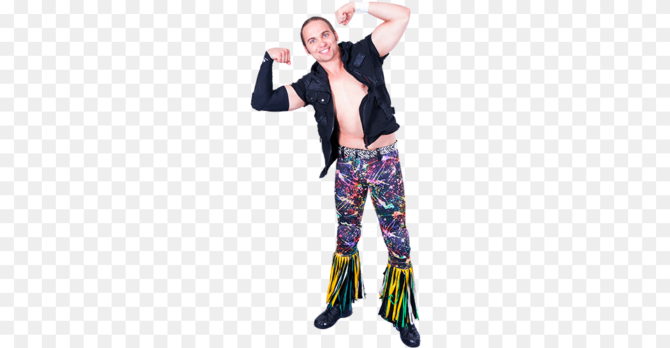 Nick Jackson Nick Jackson Bullet Club, Clothing, Pants, Adult, Person Png Image