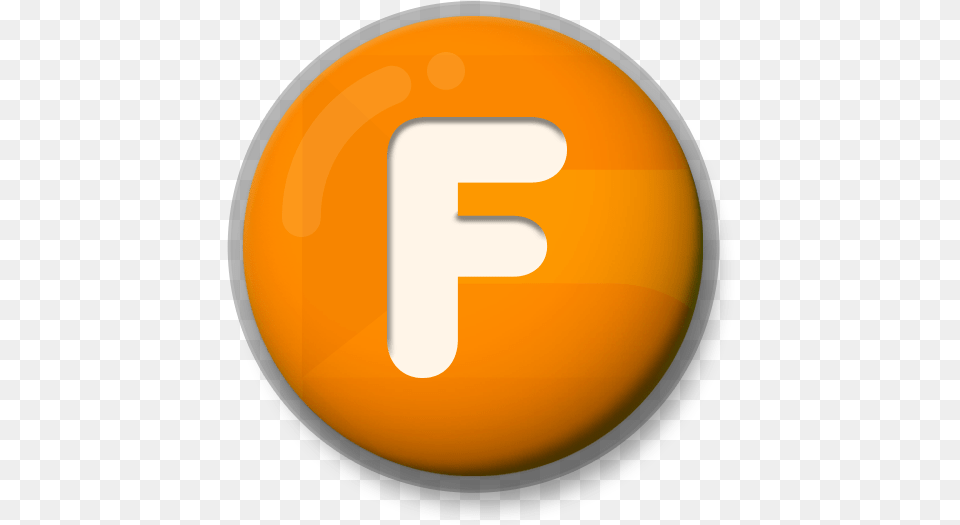 Nick Jr Letter F, Symbol, Sign, Disk, Text Free Transparent Png