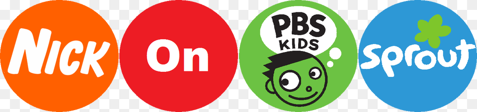Nick On Pbs Kids Sprout Logo, Sticker Png
