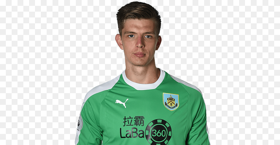 Nick Pope Nick Pope Burnley, Clothing, Shirt, Adult, Male Free Png Download