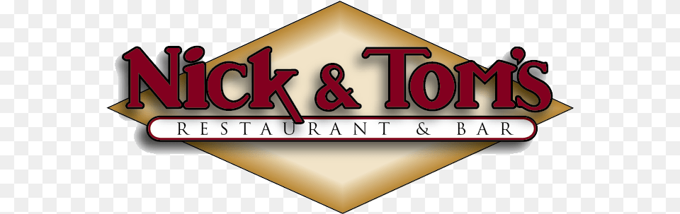 Nick Toms Restaurant Bar Nick And Toms, Text, Symbol, Dynamite, Weapon Free Png Download