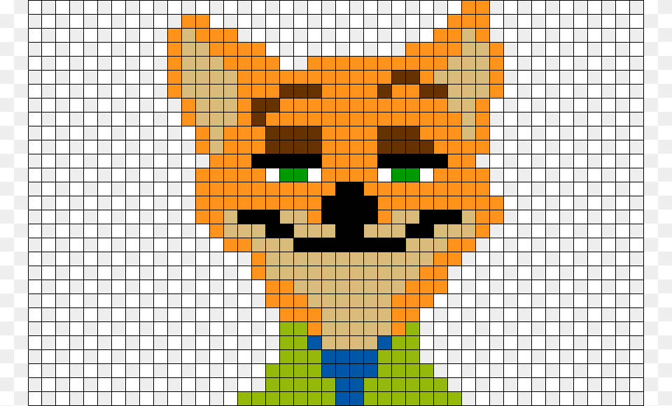 Nick Wilde Pixel Art, Animal, Mammal Free Transparent Png