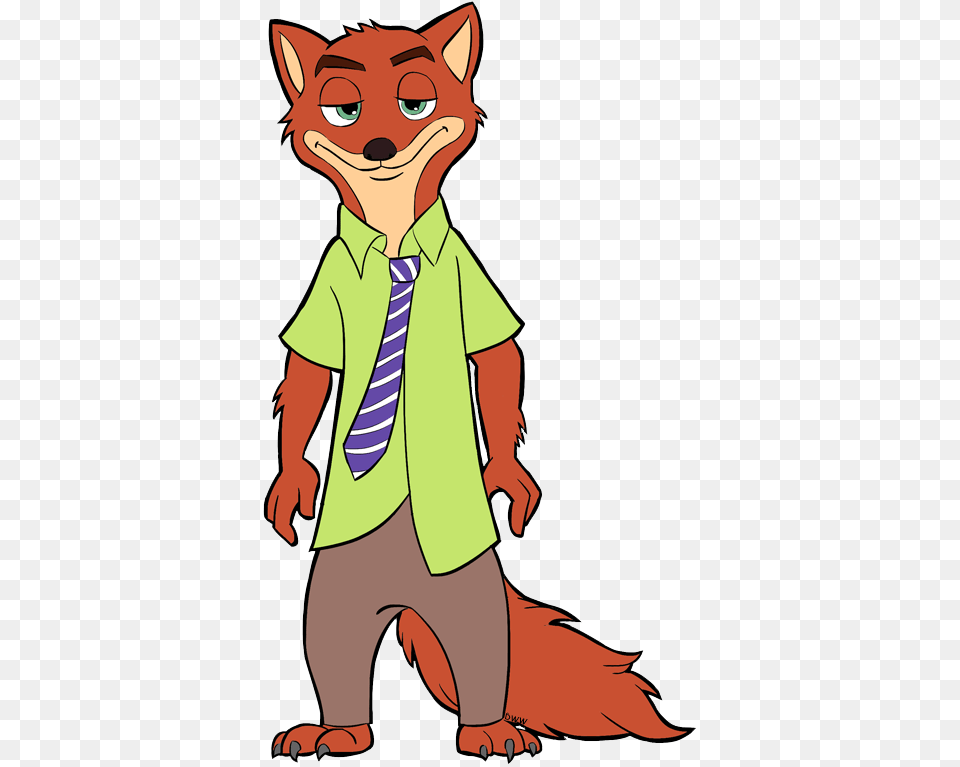 Nick Wilde Zootopia Nick Wilde Zootopia And Animals, Formal Wear, Book, Comics, Publication Free Transparent Png