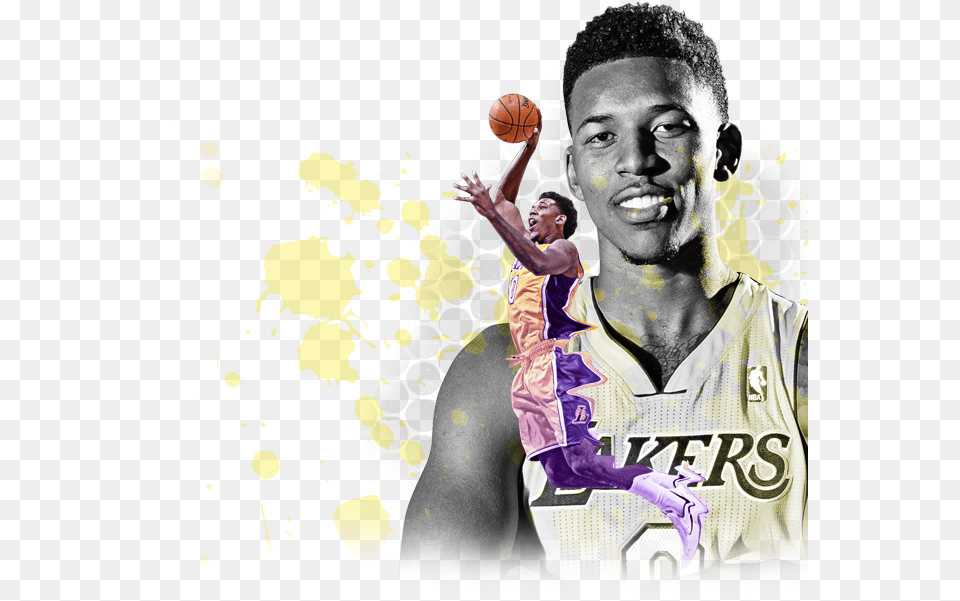Nick Young Background, Person, Ball, Sport, Basketball (ball) Free Transparent Png