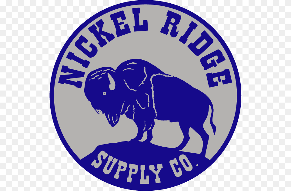 Nickel Ridge Supply Co Emblem, Animal, Buffalo, Mammal, Wildlife Png