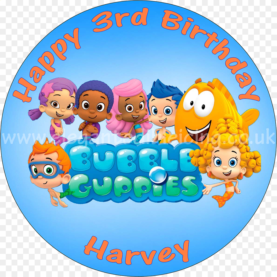 Nickelodeon Bubble Guppies Toy Figure Set Of 13 With, Badge, Logo, Symbol, Baby Free Png