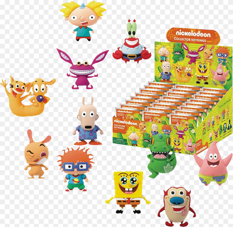 Nickelodeon Classic Series 1 3d Foam Key Ring Blind, Toy, Baby, Person, Food Png Image