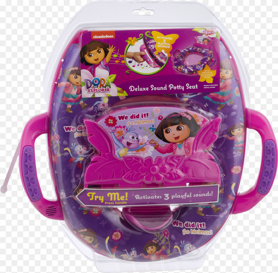 Nickelodeon Dora The Explorer Deluxe Sound Potty Seat Inflatable Png