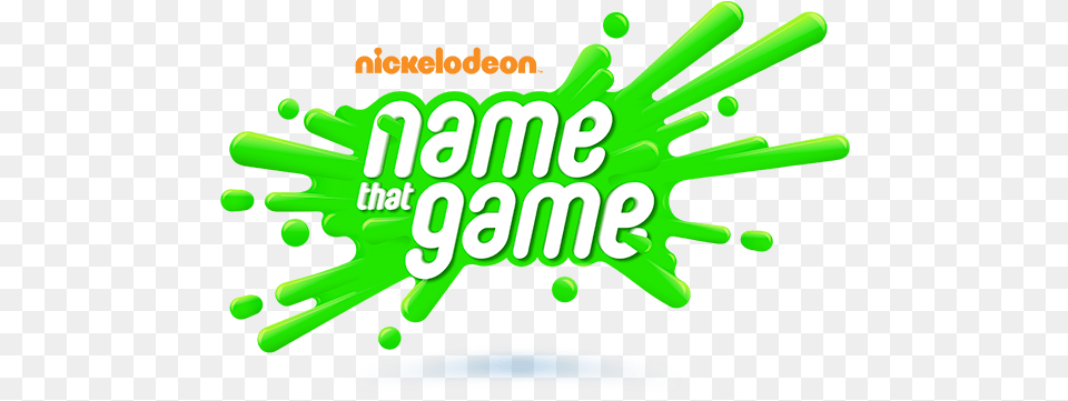 Nickelodeon Name That Game On Behance Graphic Design, Art, Graphics, Green, Advertisement Free Png Download