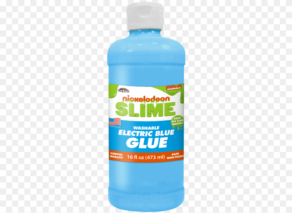 Nickelodeon Slime Glue Blue 16 Oz Nickelodeon Slime Glue, Bottle, Food, Ketchup Free Transparent Png