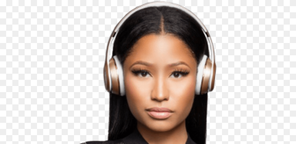 Nicki Minaj, Electronics, Head, Headphones, Person Free Transparent Png
