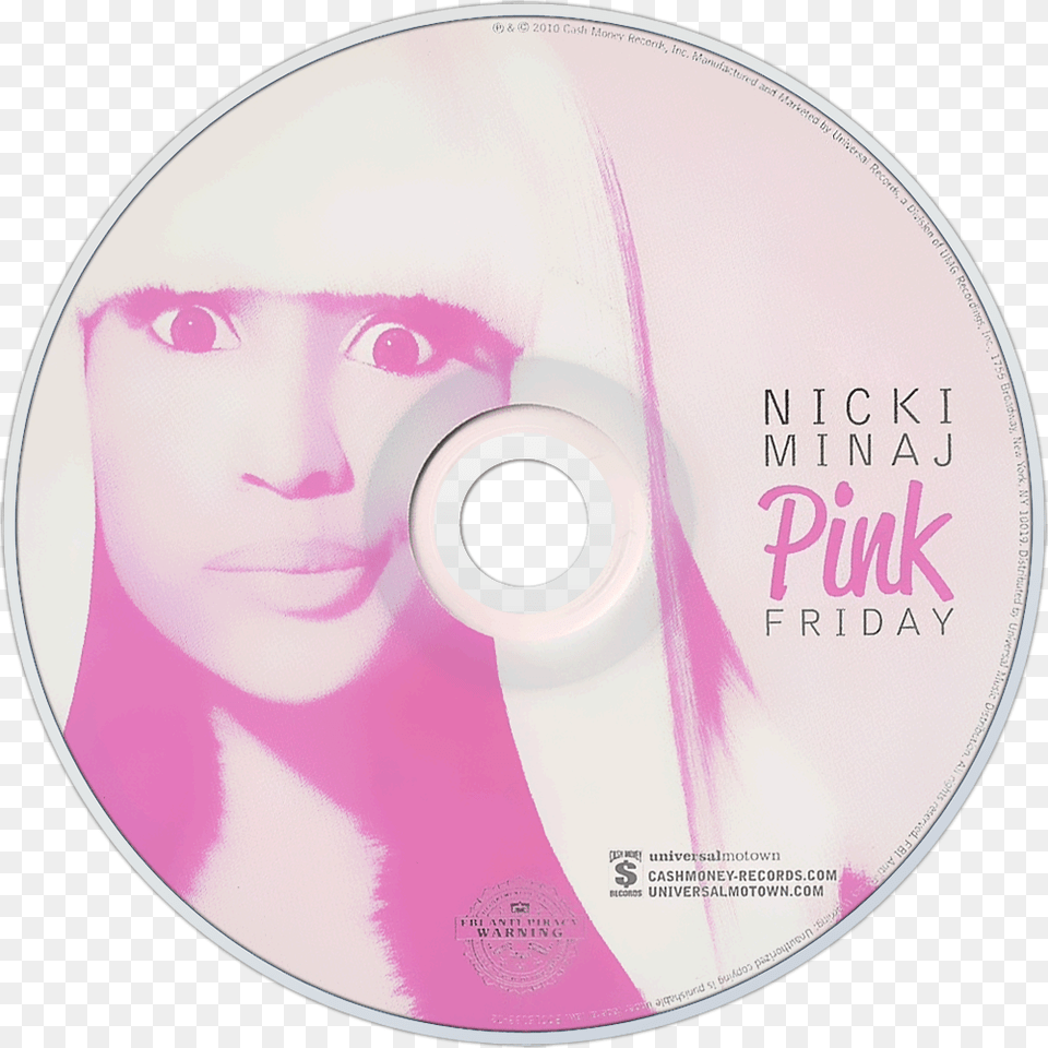Nicki Minaj Album Cd, Disk, Dvd, Face, Head Png Image