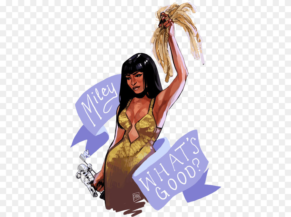 Nicki Minaj Fan Art Team Onika Maraj Whatu0027s Good Queen Nicki Minaj Art, Book, Comics, Publication, Adult Free Png