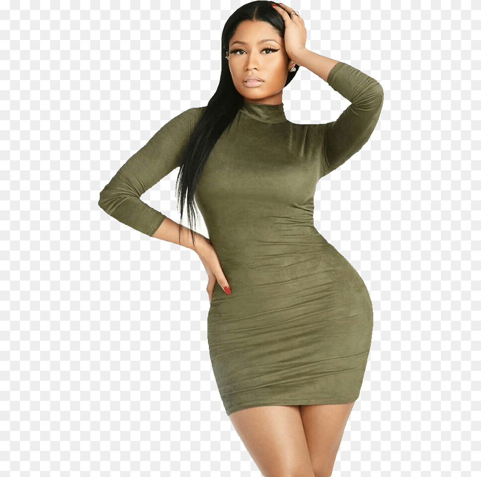 Nicki Minaj In Sexy Dress, Adult, Sleeve, Person, Long Sleeve Png
