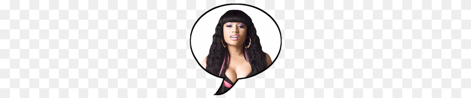 Nicki Minaj Quotes, Head, Black Hair, Portrait, Face Free Png