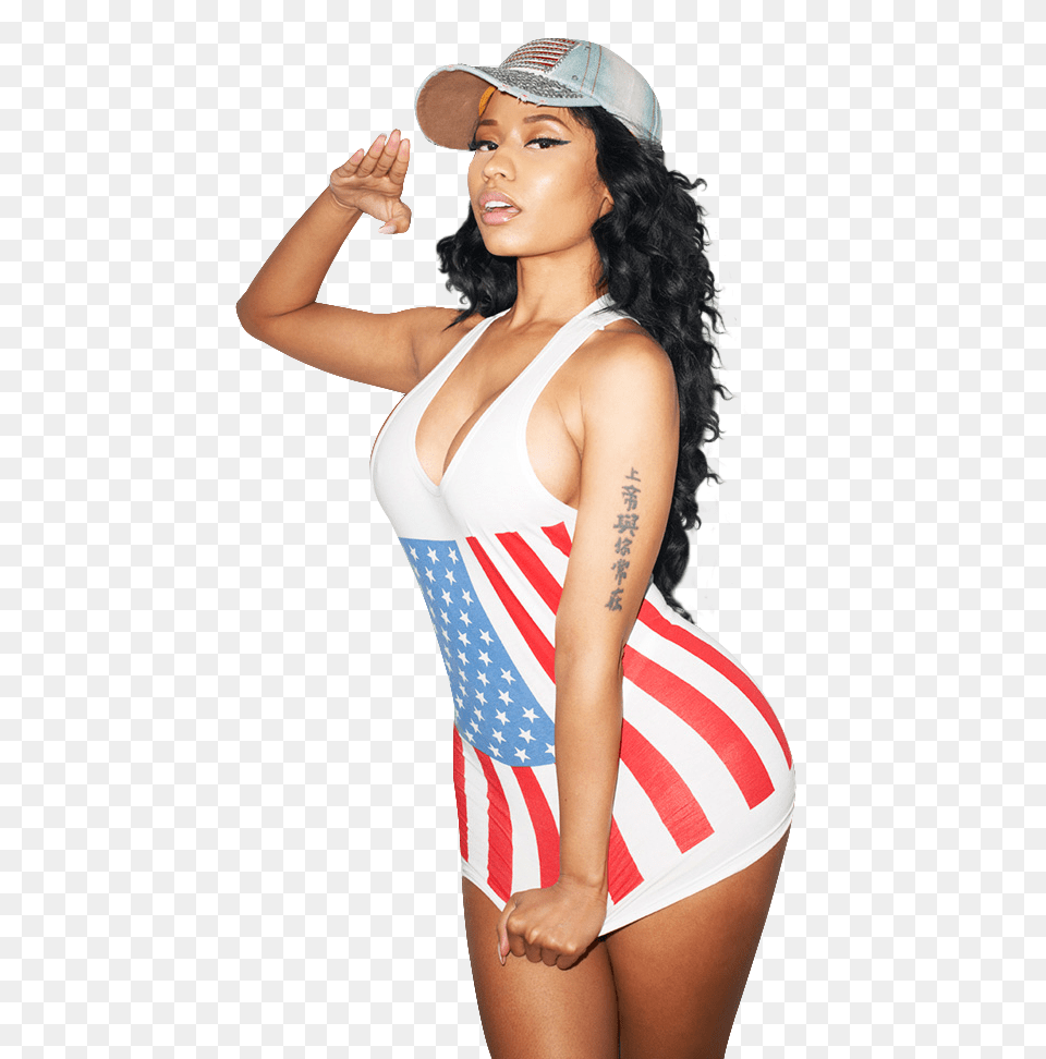 Nicki Minaj Transparent Image, Finger, Bikini, Body Part, Cap Free Png Download