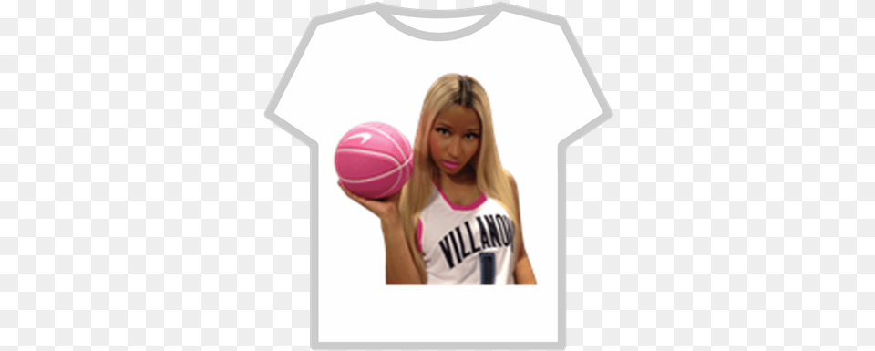 Nicki Minaj Transparent T Shirt Roblox Piggy, Ball, Basketball, Basketball (ball), Clothing Free Png