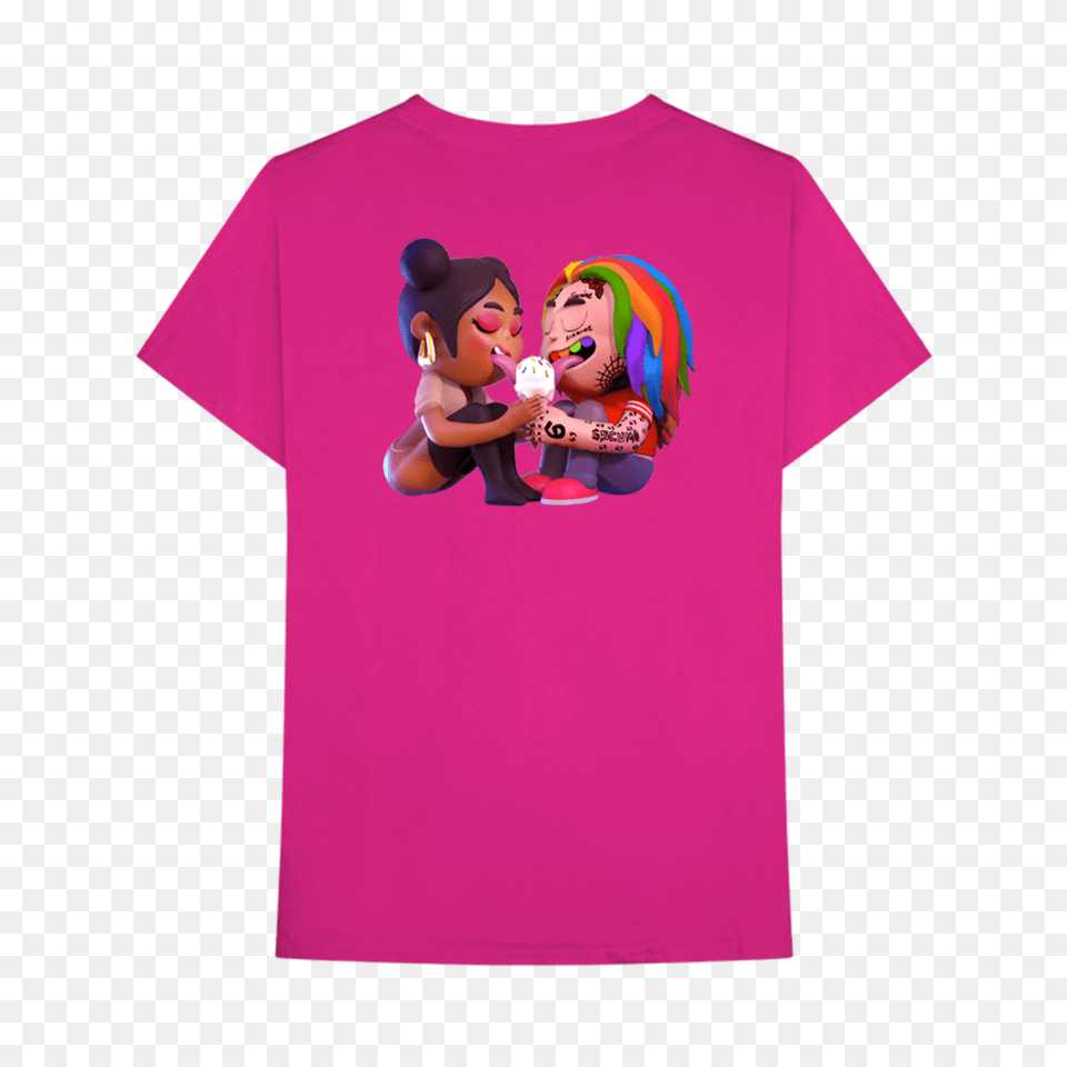 Nicki X Fefe T Shirt Ii Album Nicki Minaj Official Shop, Clothing, T-shirt, Baby, Person Png