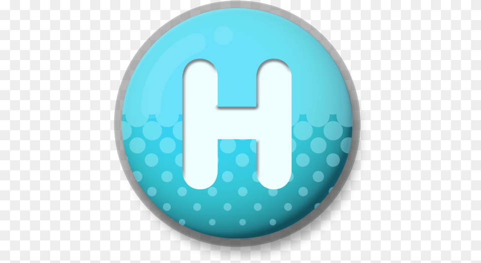 Nickjrcouk Induced Letra H Amarilla, Logo, Sphere, Badge, Symbol Png