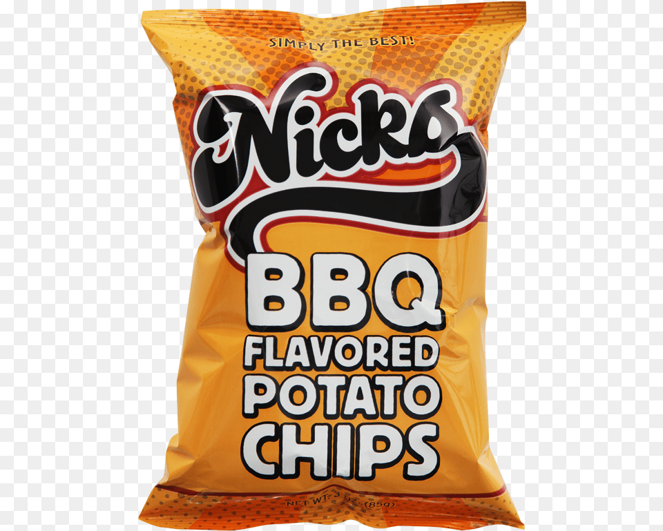 Nicks Chips, Food, Snack, Can, Tin Png Image