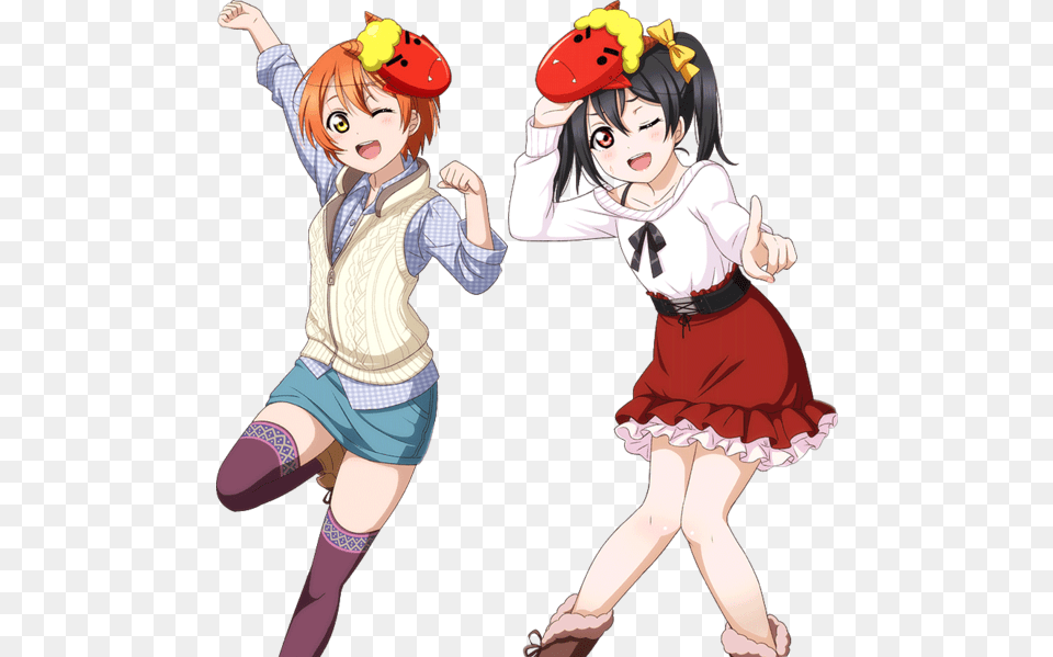 Nico And Rin Love Live N Cards Book, Publication, Comics, Person Free Transparent Png