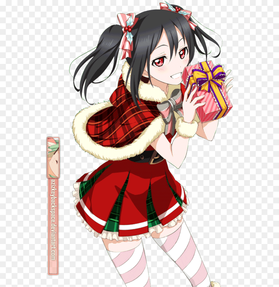 Nico Yazawa Christmas Card, Book, Comics, Publication, Adult Free Png Download