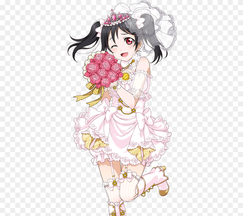 Nico Yazawa Kostum Wedding Love Live Nico, Book, Comics, Publication, Adult Free Transparent Png