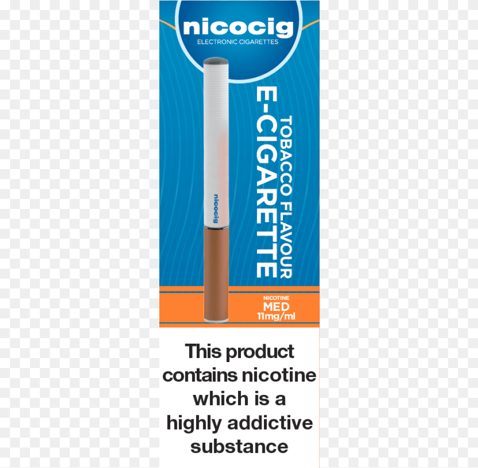Nicocig Disposable Tobacco Flavour Electronic Cigarettes E Cig Disposable Bnm, Advertisement, Poster, Baton, Stick Free Png
