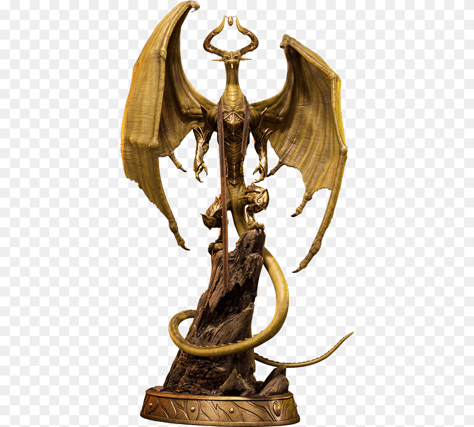 Nicol Bolas Statue, Bronze, Adult, Wedding, Person Free Png