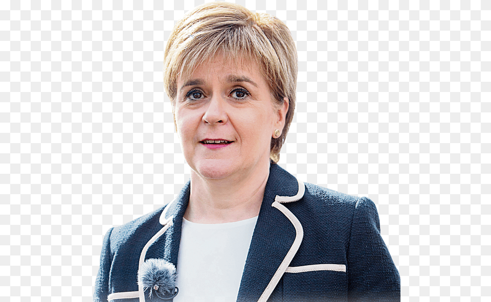 Nicola Sturgeon Calls Theresa May Cocky Over Snap Election Nicola Sturgeon White Background, Adult, Portrait, Photography, Person Png Image