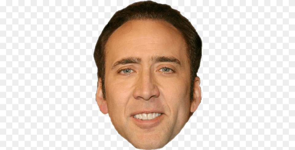 Nicolas Cage Face Nicolas Cage, Smile, Happy, Head, Portrait Free Png Download