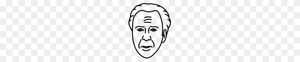Nicolas Cage Icons Noun Project, Gray Free Png