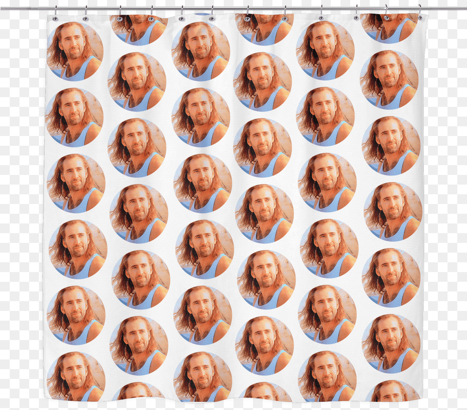 Nicolas Cage Shower Curtain Circle, Art, Collage, Adult, Person Free Transparent Png