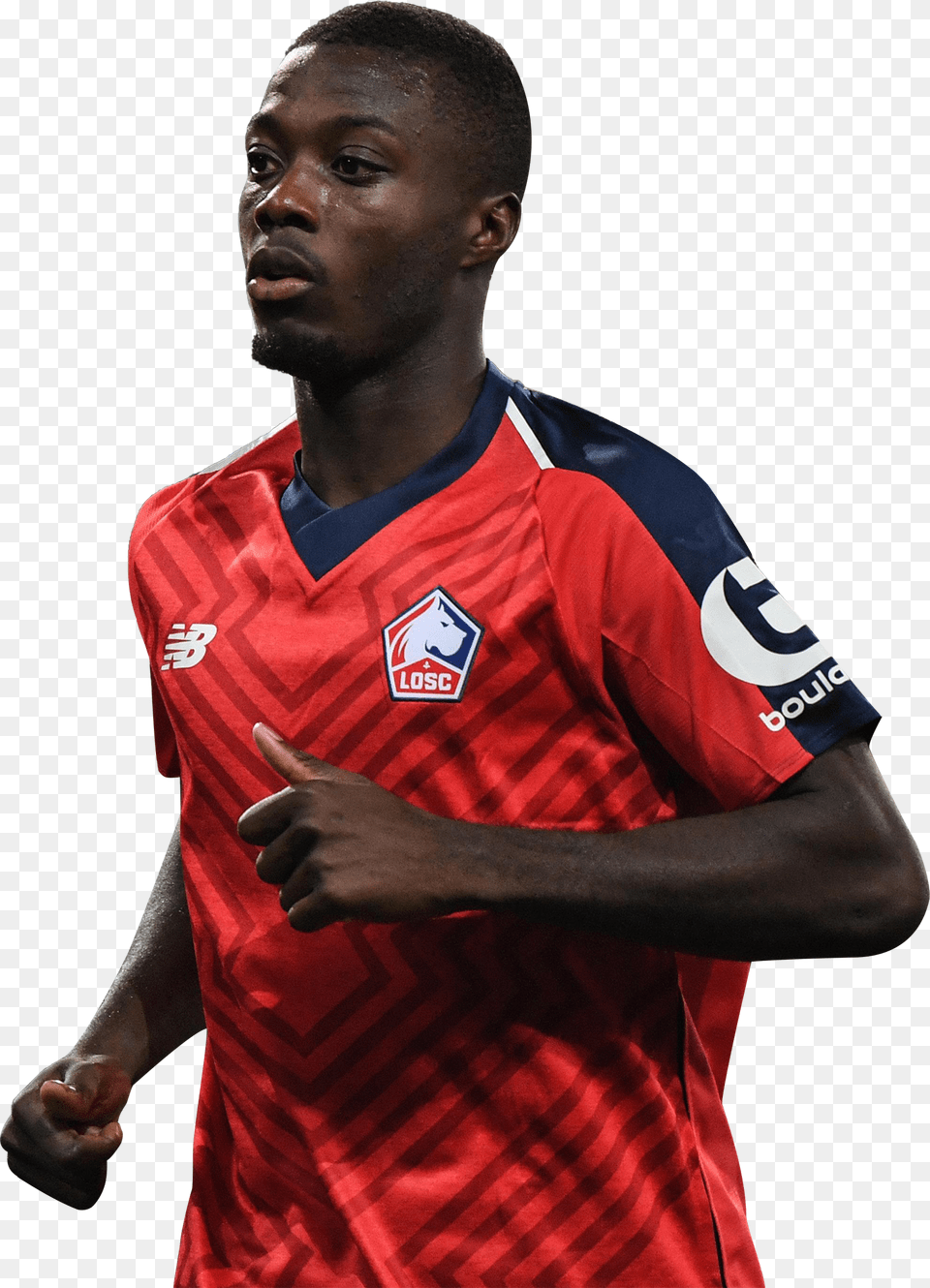 Nicolas Pprender Nicolas Pepe To Arsenal, Shirt, Body Part, Clothing, Face Free Transparent Png