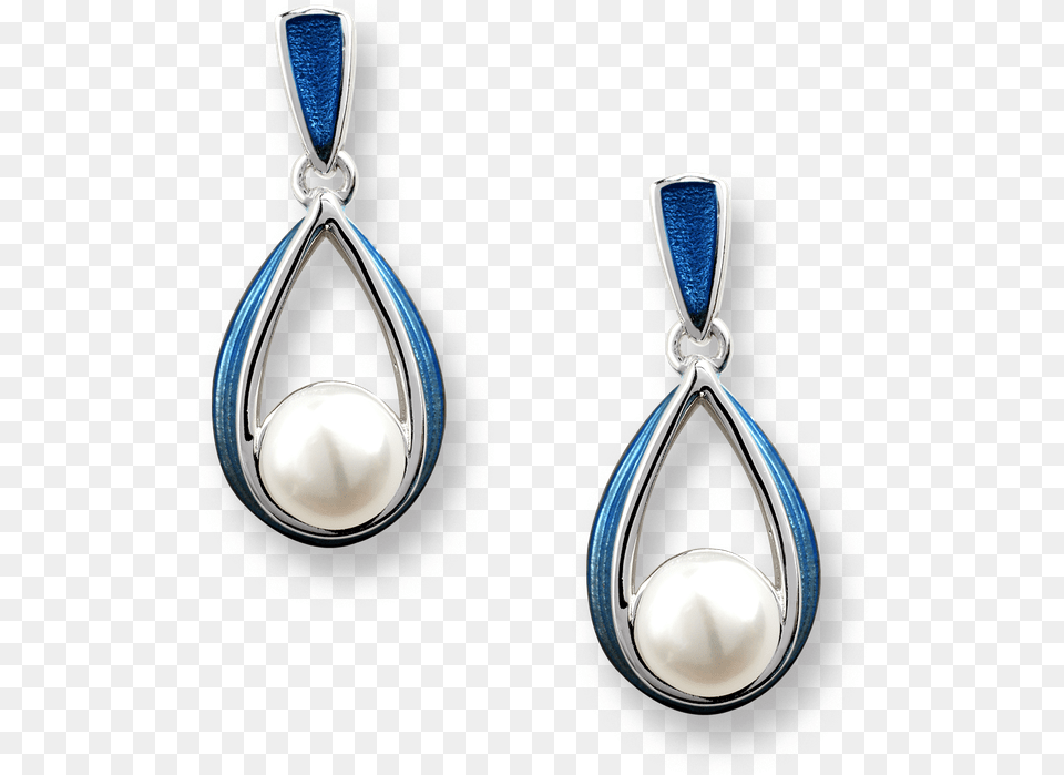 Nicole Barr Designs Sterling Silver Ribbon Stud Earrings Blue Earrings, Accessories, Earring, Jewelry, Locket Free Png Download