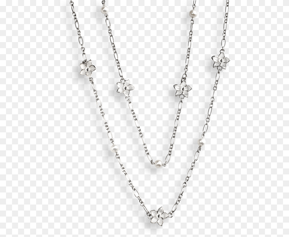 Nicole Barr Designs Sterling Silver Stephanotis Necklace Necklace, Accessories, Diamond, Gemstone, Jewelry Free Png