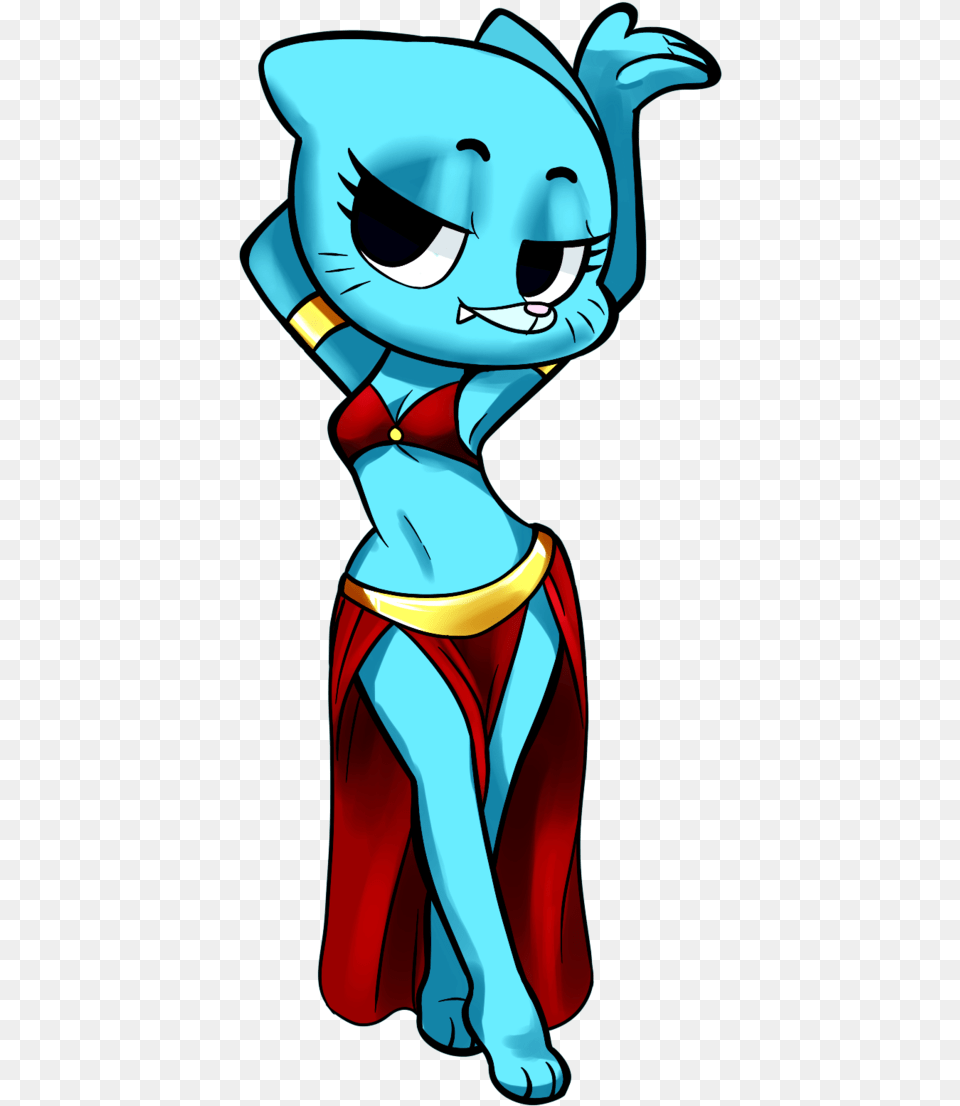 Nicole Belly Dancer By To Nio D6n4i8z Amazing World Of Gumball Nicole Bikini, Book, Publication, Comics, Adult Free Png Download