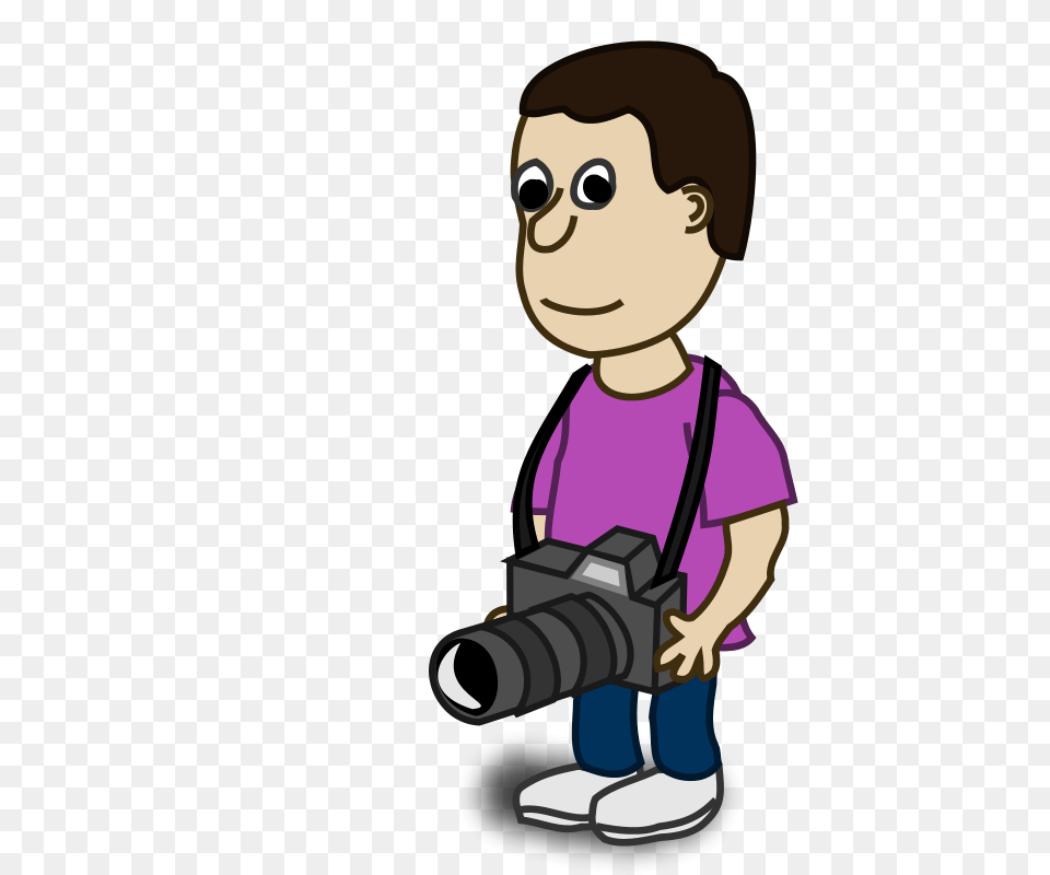 Nicubunu Comic Characters Camera, Person, Photographer, Photography, Baby Free Png