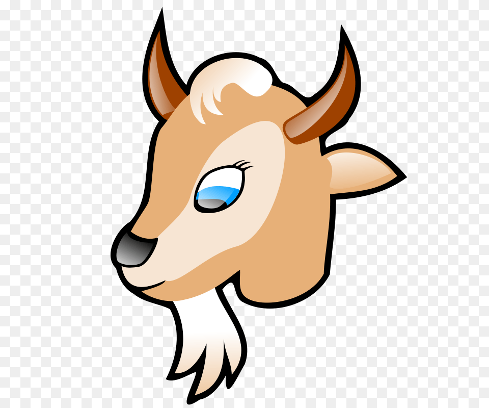 Nicubunu Goat Head, Livestock, Animal, Bull, Mammal Png Image